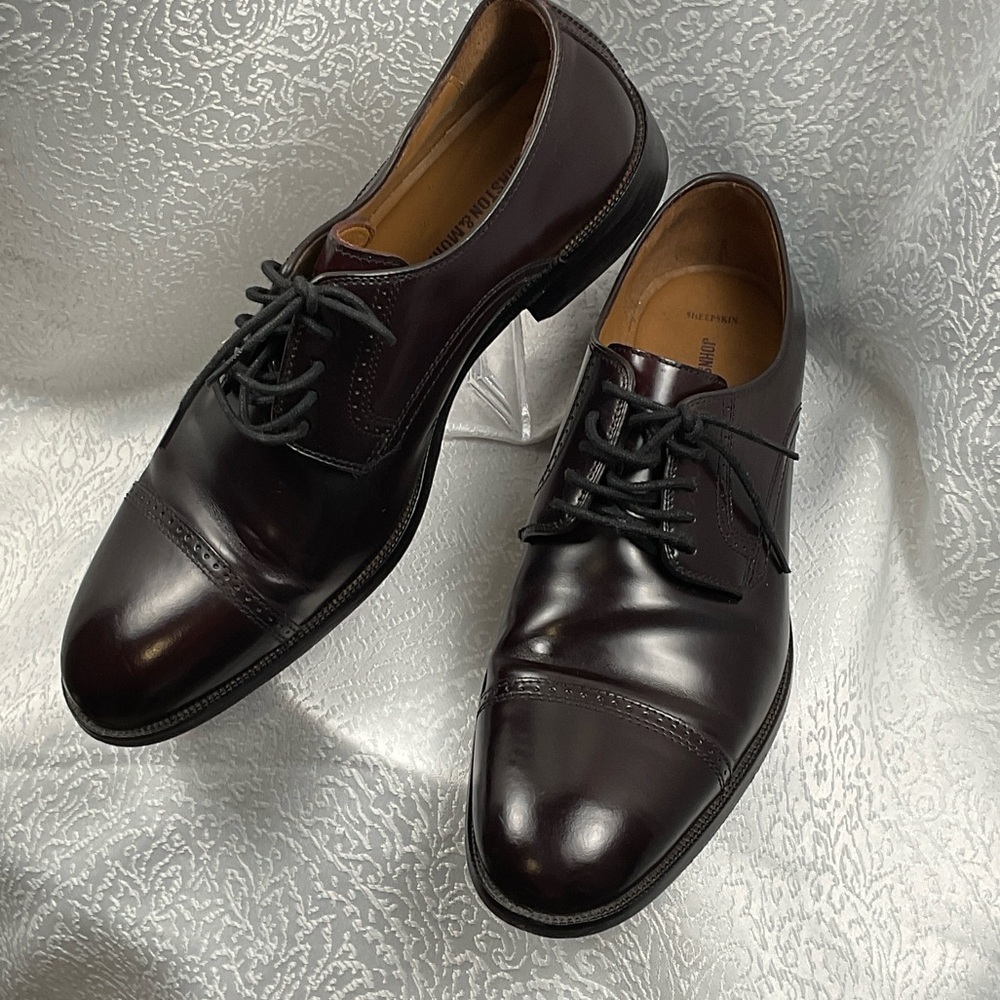 Johnston & Murphy Men's Dark Brown‎ Oxfords